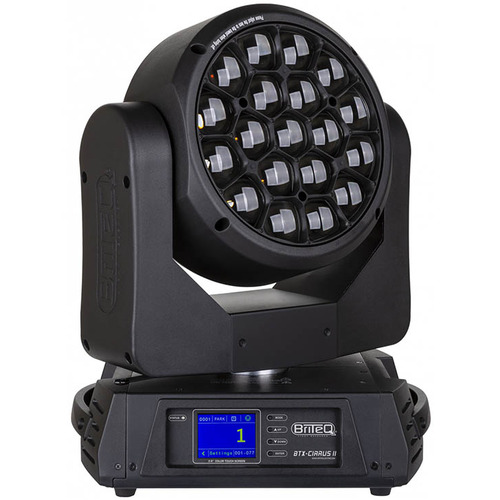 BriteQ Cirrus RGBW Moving Wash with 19 x 30 Watt LEDs
