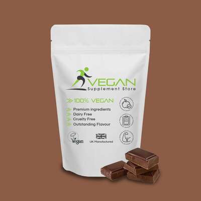 Vegan Supplement Store Vegan Complete Protein Powder Shake - Plant Based Protein Powder, Chocolate / 500g