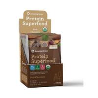 Image of Amazing Grass Protein Superfood Rich Chocolate Sachet Box 10 x 36g