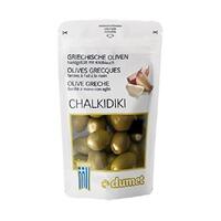 Image of Dumet Olives Chalkidiki Queen Greek Olives Stuffed With Garlic 150g