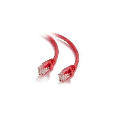 C2G 1m Cat5e Booted Unshielded (UTP) Network Patch Cable - Red