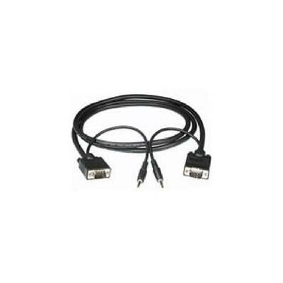 C2G 2m Monitor Cable + 3.5mm Audio