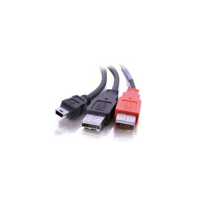 C2G USB Mini-B/USB A Y-Cable