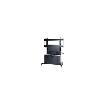 SMART Technologies FSSBID 100V Portable flat panel floor stand Black,