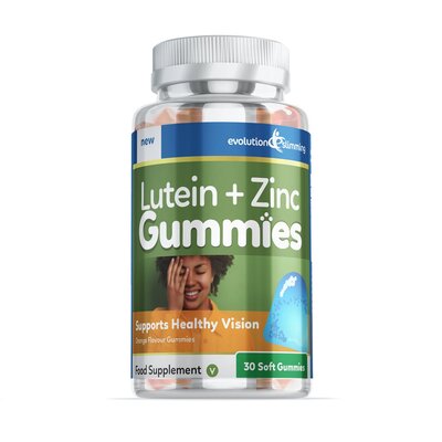 Lutein & Zinc Gummies - 30 Gummies - Orange Flavour