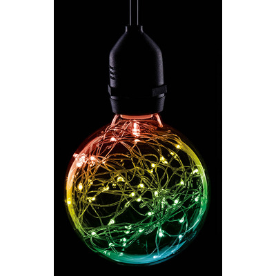 1.7W LED G95 Polystar BC Lamp - RGB