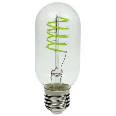 Spiral LED Filament Lamp 4W E27 - Green