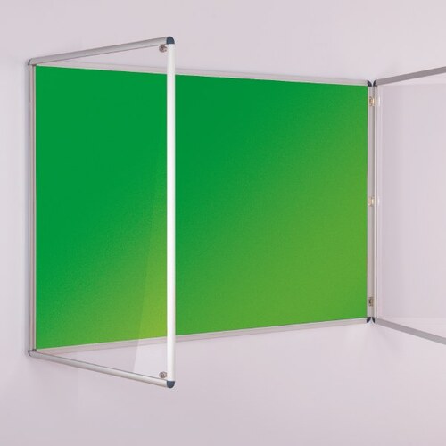 ColourPlus Tamperproof Noticeboard 2400 x 1200mm Apple