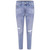 l20053-1 high waist ripped skinny jeans - light denim - 6