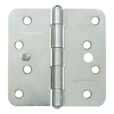 GRIDLOCK Fixed Pin Wide Butt Hinges - Radius - WH