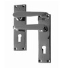 Image of Core chrome lever door handles