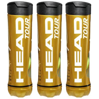 Head Tour Tennis Balls - Tube of 4