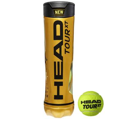 Head Tour XT Tennis Balls - Tube of 4
