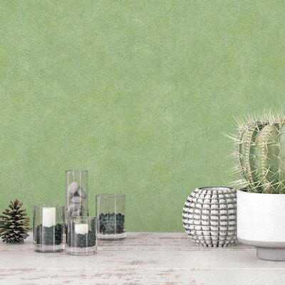 Evergreen Veining Leaf Texture Wallpaper Green Galerie 7333