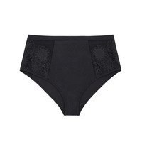 Image of Playful Promises Hunter McGrady Black Lace Panelled Bikini Bottom
