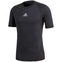 Image of Adidas Mens Alphaskin Sport Short Sleeve T-Shirt - Black