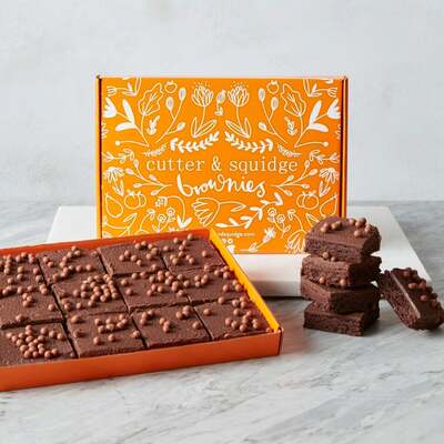 Classic Chocolate Mini Brownie Box - 12 Pieces