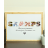 Personalised GRAMPS Photo Collage Frame Gift