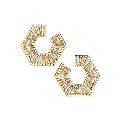 Prisma Earrings - Gold