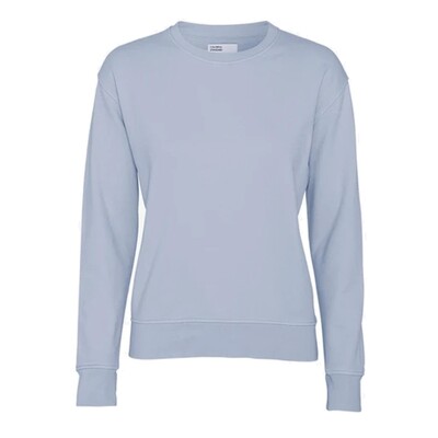 Classic Crew Organic Cotton Sweatshirt - Powder Blue