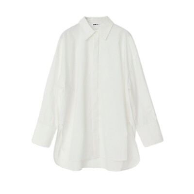 Olivia Cotton Shirt - Bright White