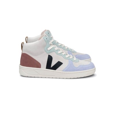 V-15 Suede Trainers - Multico, Natural & Black