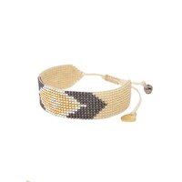 Image of Peeky Bracelet - Gold & Grey