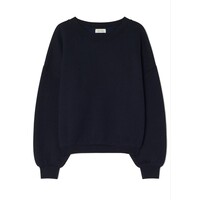 Image of Ikatown Cotton Mix Sweatshirt - Navy