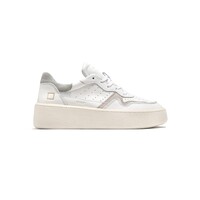 Image of Step Leather Trainers - White & Mint