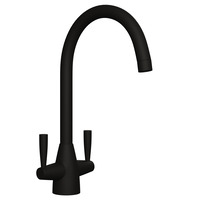 Image of TAPDLMS-B Dual Lever Mixer Tap with Swivel Spout Black