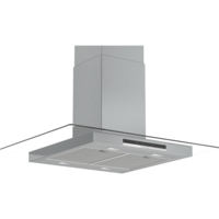 Image of Bosch DIG97IM50B Serie 4 Touch Control 90cm Island Cooker Hood With Flat Glass Canopy - Stainless Steel