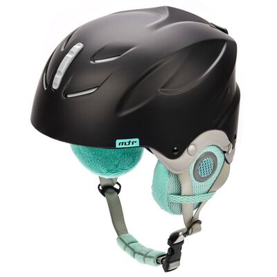 Meteor Lumi Ski Helmet Black / Mint