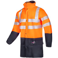 Image of Sioen Flexothane 4303 Essential Carmaux High Vis Rain Jacket