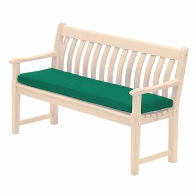 Alexander Rose Polyester 5ft (1.5m) Bench Cushion - Green