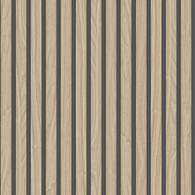 Wood Slat Vinyl Wallpaper Light Oak Belgravia 2921