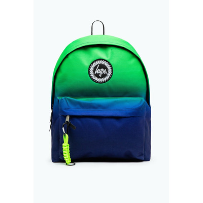 Hype Unisex Green Lime Fade Crest Backpack
