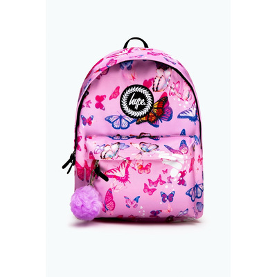 Hype Pink Butterfly Backpack
