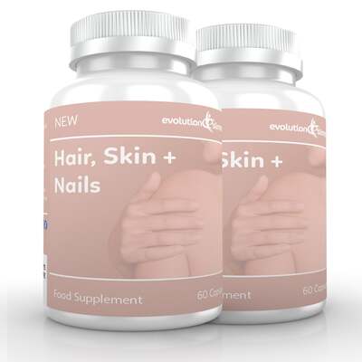 Hair, Skin + Nails with Selenium, Biotin & Lutein + Vitamin C - 120 Capsules