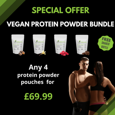 Vegan Supplement Store Vegan Weight Loss Bundle | 4 Meal Replacement Pouches - Save over &#163;30