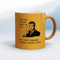They Say You Are What You Eat Mug – Gold, 10oz