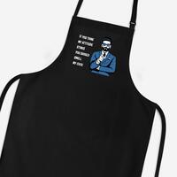 Attitude Stinks Smell My Cock Apron – Black, One