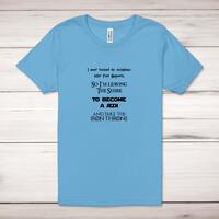 Take The Iron Throne Adult T-Shirt – Ocean Blue, XS
