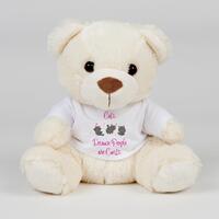 Cats, Because People Are Cunts Swear Bear – Cream, Small