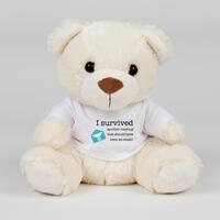 I Survived Another Meeting Swear Bear – Cream, Medium