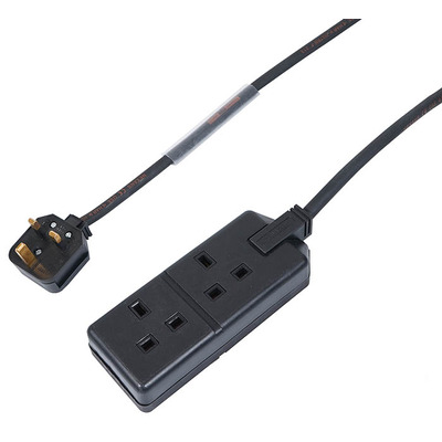 2 Way 13A Extension Lead with Titanex Rubber Cable - 20m