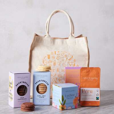 Christmas Tea & Biscuits Gift Bag
