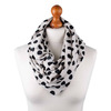 Image of Palm and Pond Nursing Scarf - Cream with Black Spots