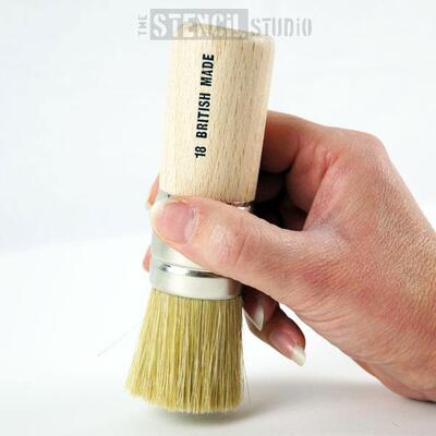 Large Stencil Brush - No 18 - 30mm - No.18 - 30mm