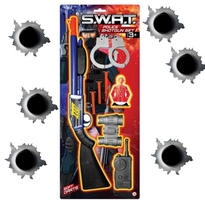 8 Piece Police S.W.A.T Toy Shotgun Play Toy Set