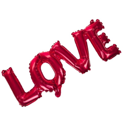6" Inflatable Red Foil LOVE Balloon Valentines Day Decoration